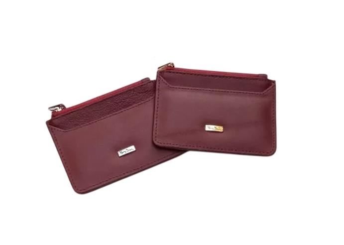 Monedero de cuero con Tarjetero Unisex